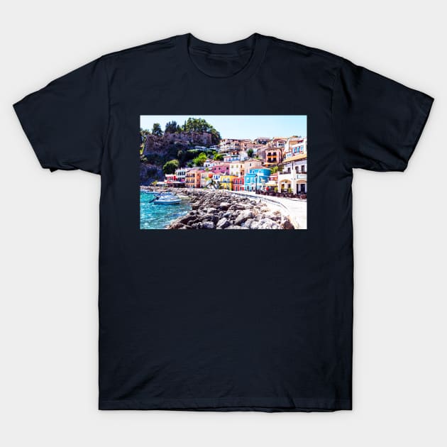 Parga, Preveza, in Epirus, Greece T-Shirt by tommysphotos